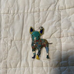 Colorful Enamel Chihuahua Dog Pendant